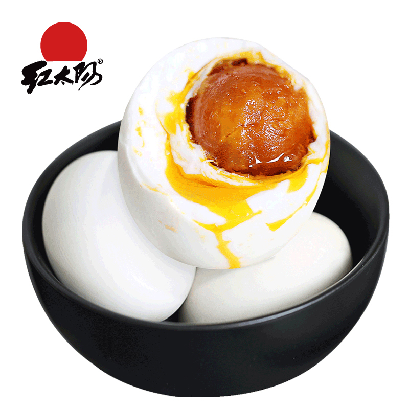 红太阳高邮咸鸭蛋：咸香沙沙流油，实惠装让你大呼过瘾！