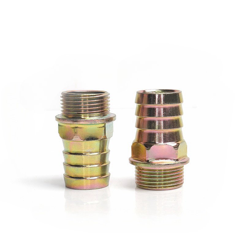 铁镀彩外丝直通宝塔管接头，水管连接神器，轻松搞定家庭水管安装难题！️