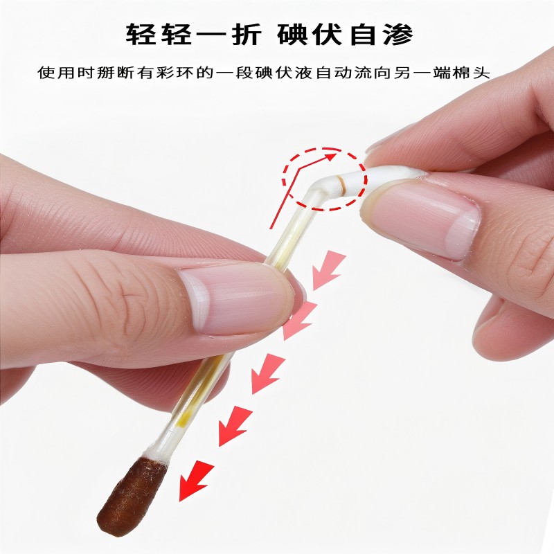 户外探险必备神器：应急消毒四合一户外碘伏棉签旅行急救套装，安全出行无忧！