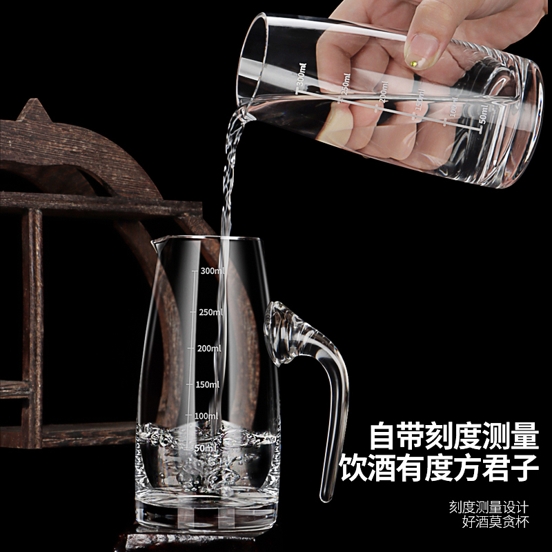 加厚玻璃白酒壶：家庭聚会必备神器，分酒神器，饭店级品质！✨