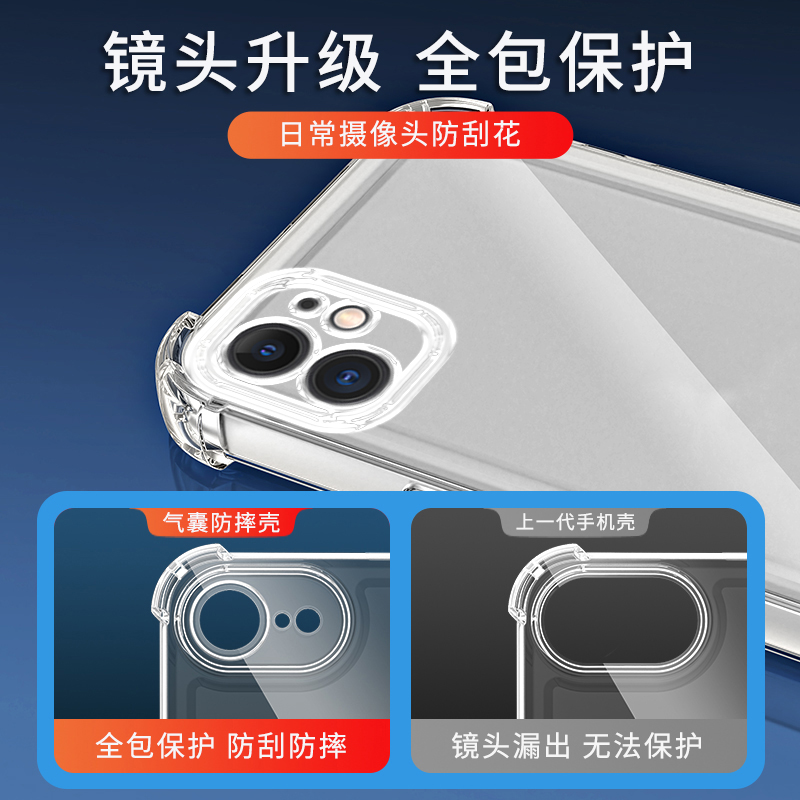 苹果16透明手机壳：给iPhone56.1/6.5/6.7寸的完美守护神✨