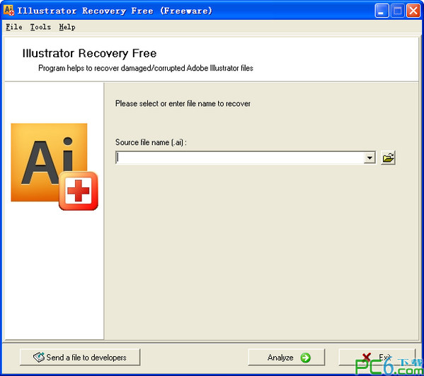 ai文件修复工具(Illustrator Recovery Free)1.0 绿色版