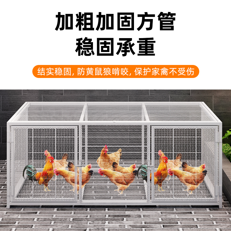 大号铁丝网鸡笼：如何在家打造安全的宠物乐园，抵御黄鼠狼老鼠入侵?