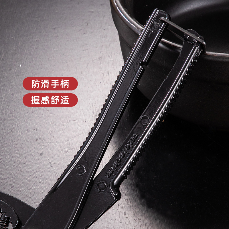 韩式石锅拌饭专用夹子：防滑防烫神器，让你轻松搞定黄焖鸡砂锅！
