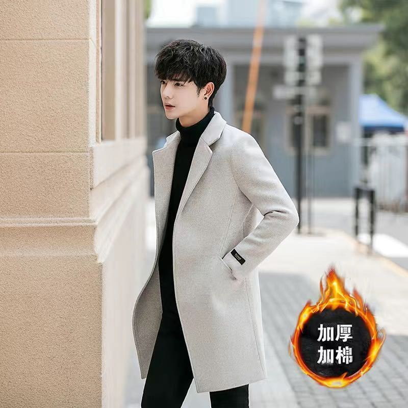 纪诗哲2022秋冬新款韩版中长款毛呢外套，穿出温暖与时尚的双重魅力！