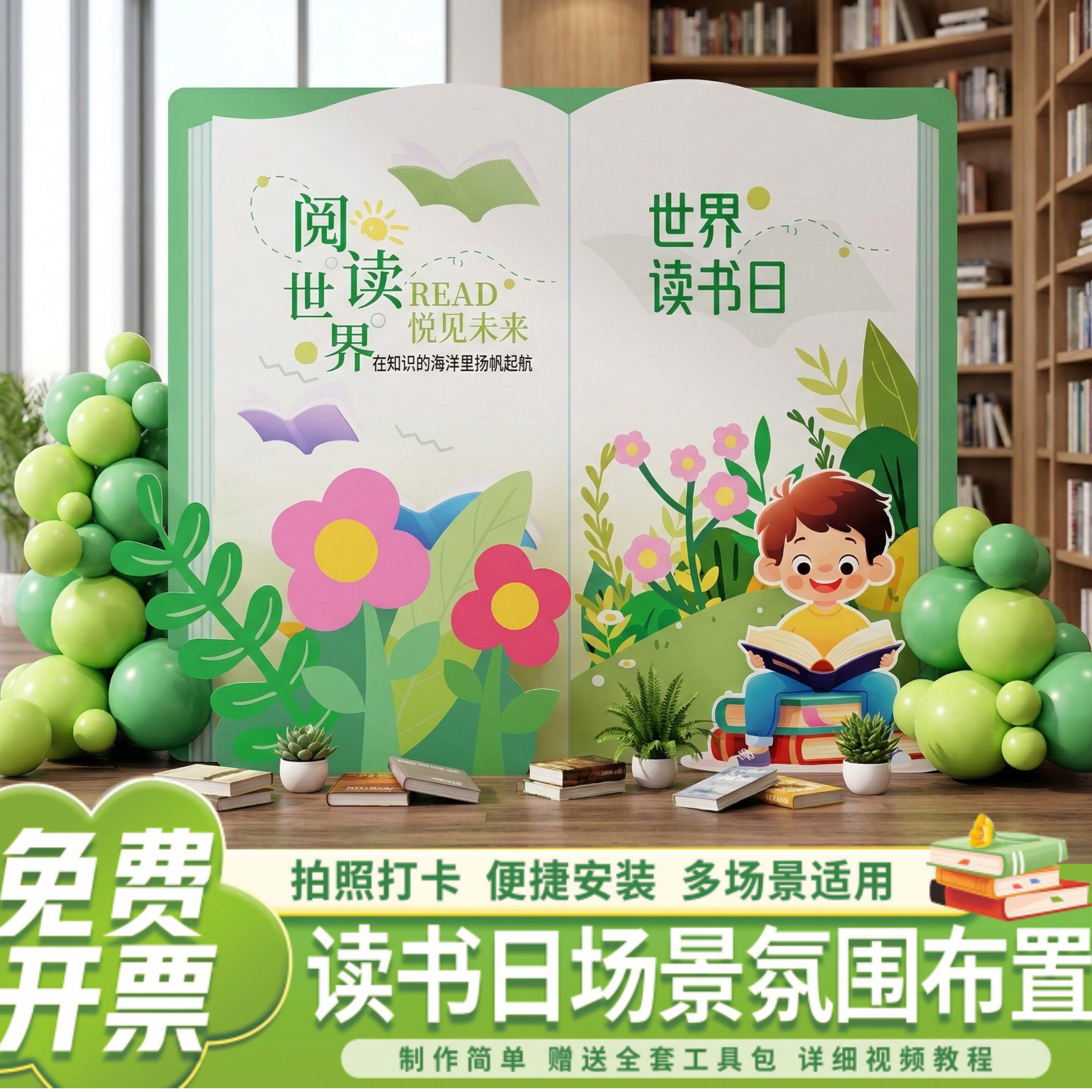 如何打造春日阅读日活动氛围？书店读书会场景布置秘籍大公开！