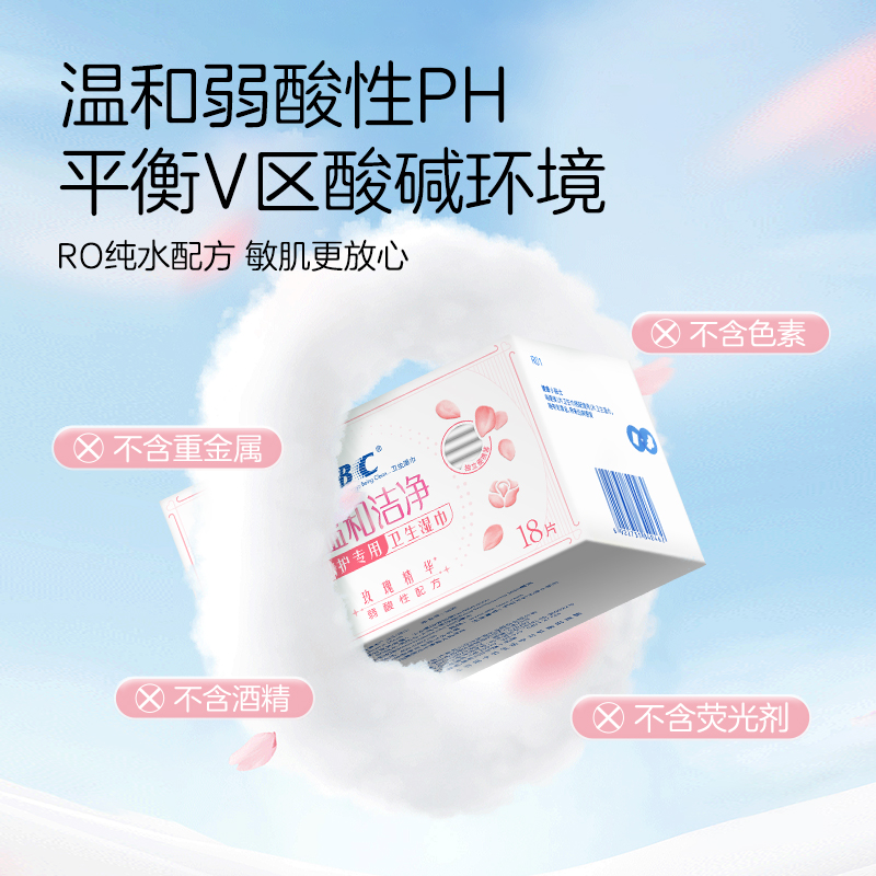 ABC玫瑰私处湿巾：女性私护必备神器，让你时刻保持清爽