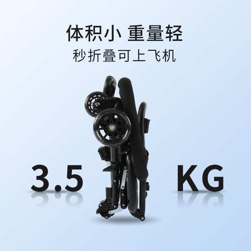 遛娃神器来袭！双向可坐2025热卖婴儿推车，一键折叠解放双手！