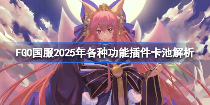 FGO国服2025年各种功能插件卡池解析 FGO国服2025年各种功能插件卡池怎么抽