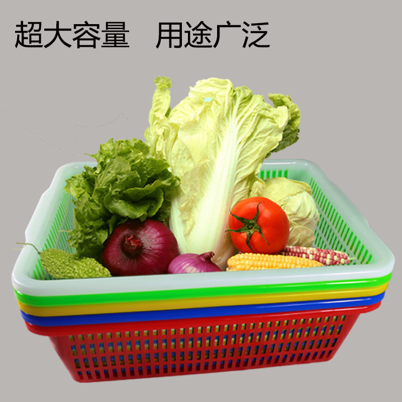 镂空加厚长方形果蔬快递筐：保鲜神器，让蔬果海鲜也能“飞”起来！