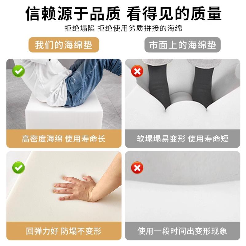 浩宅椰棕乳胶飘窗阳台沙发垫：定制你的专属舒适角落，四季可拆洗的秘密武器！