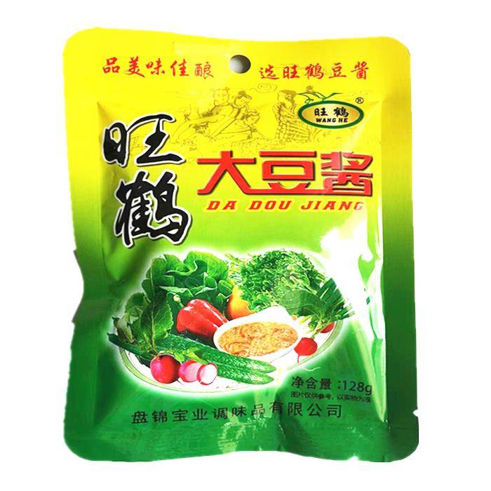 旺鹤纯豆酱128g：东北大酱界的扛把子，盘锦原产地直发！