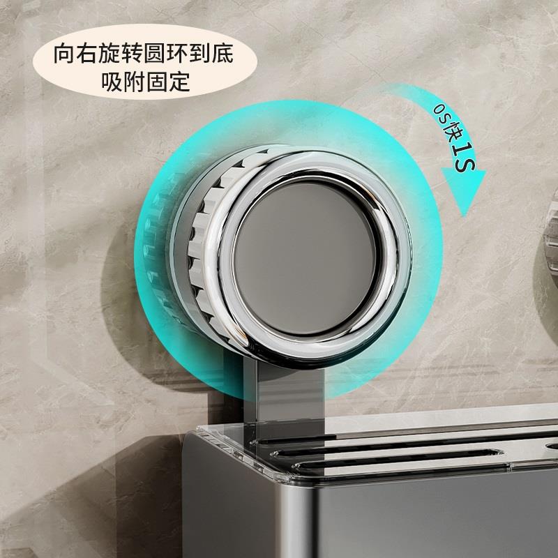 2024新款复古吸盘铝制刀架：厨房美学与实用性的完美碰撞！