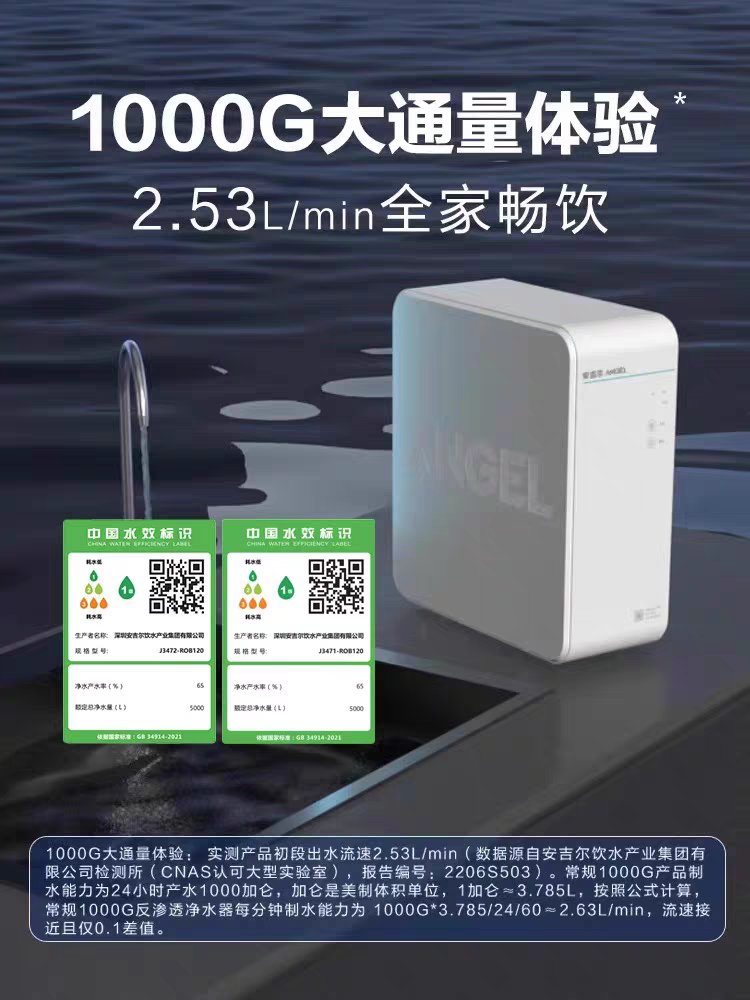 安吉尔净水器商用直饮水RO反渗透1200G过滤纯净水机J3552-ROS180：如何让办公室的每一滴水都成为健康的守护者？