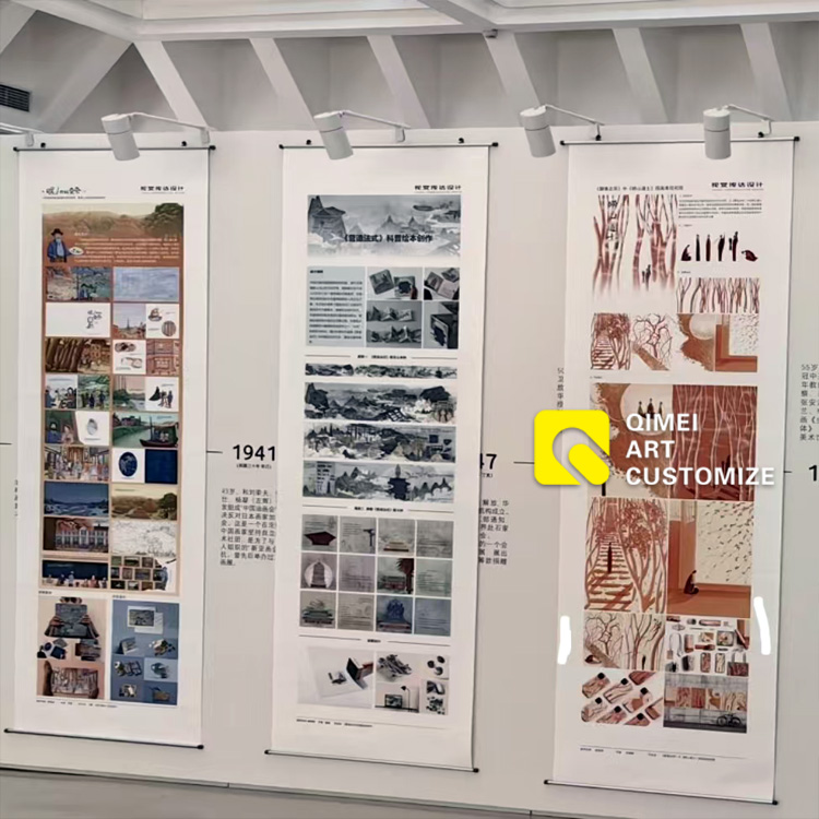 室内纤维布挂画定制：高精度油画布打印，让艺术触手可及！