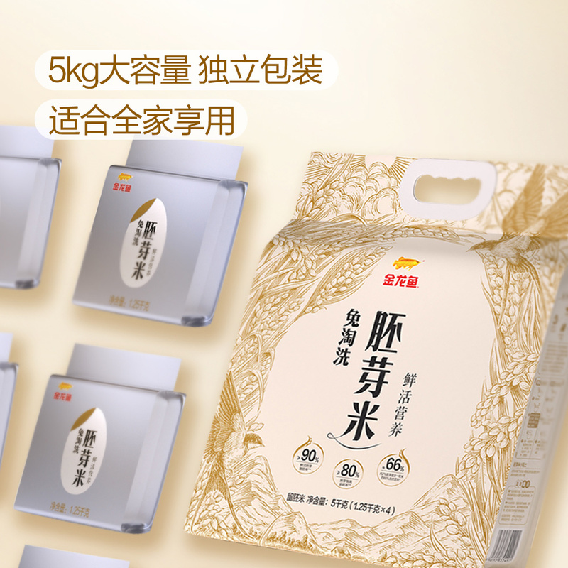 山姆代购金龙鱼免淘洗胚芽米：东北纯正健康营养，独立包装香滑软米的秘密！