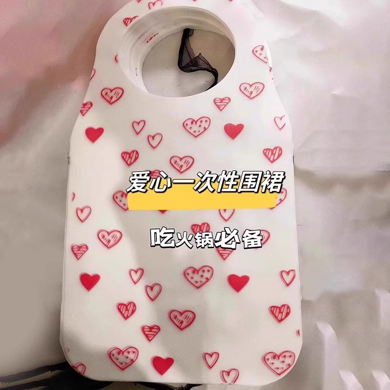 吃饭大人用围裙：一次性餐巾围脖，无纺布围兜，让用餐变得更优雅便捷！