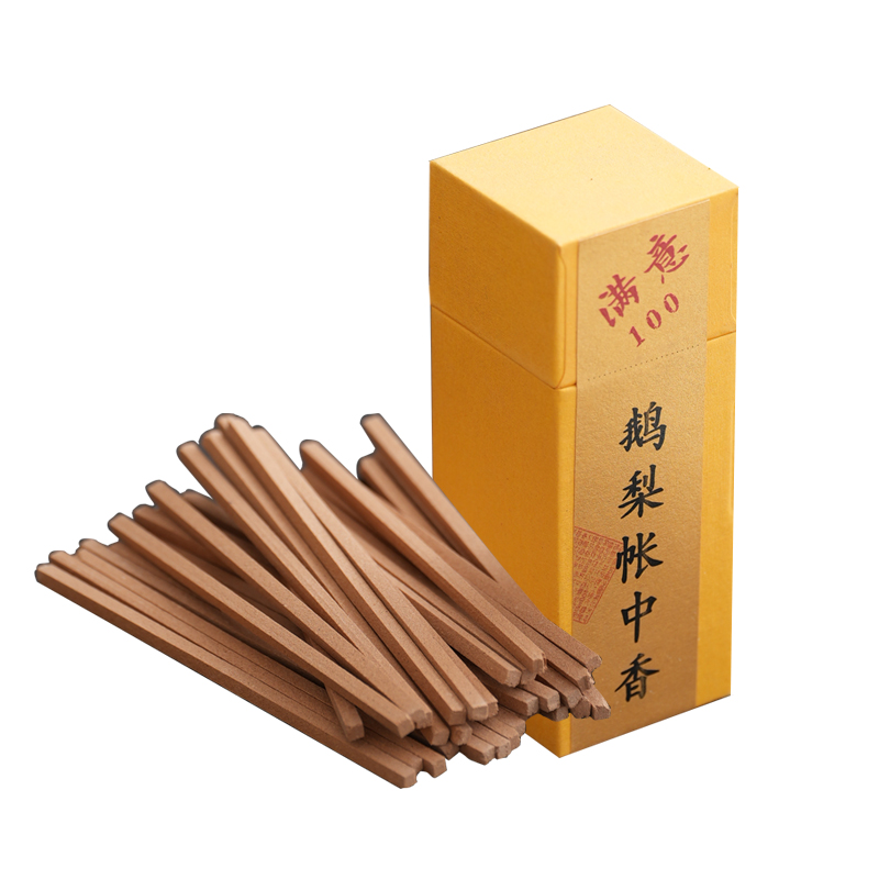 单圣木香点圣木炉老山檀香一盒81根鹅梨帐中香芽庄沉香专用香：点燃你的静谧时光