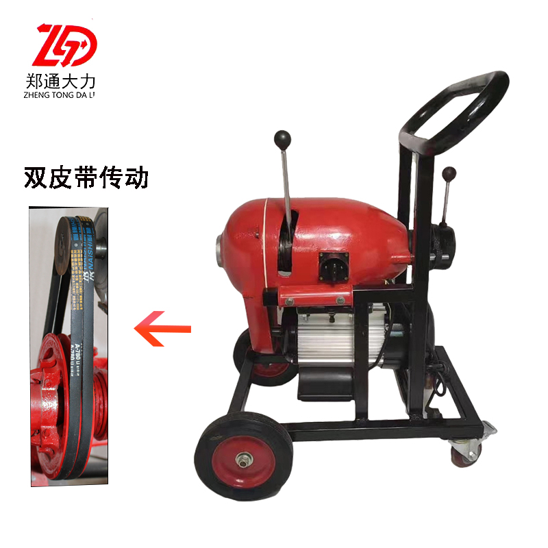 1200型大功率疏通机：户外排污神器，市政下水道清洁新利器！️