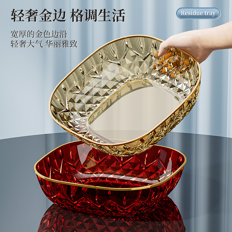 轻奢黄洞石摆件太绝了！客厅餐桌秒变高级感，果盘收纳一网打尽✨