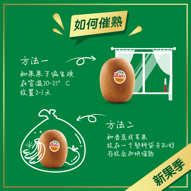 佳沛西兰进口奇异果金果22#：解锁新西兰黄金滋味的秘密！