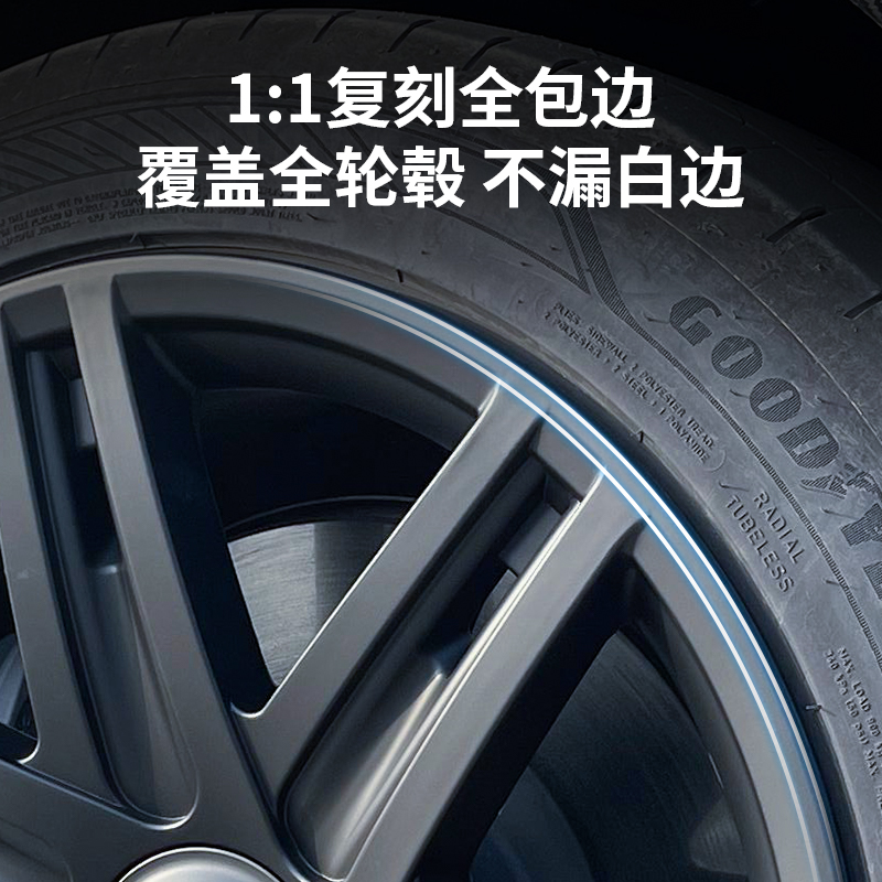 特斯拉Model Y 19寸全包边轮毂盖大宝剑款保护罩改装，如何玩转你的座驾？