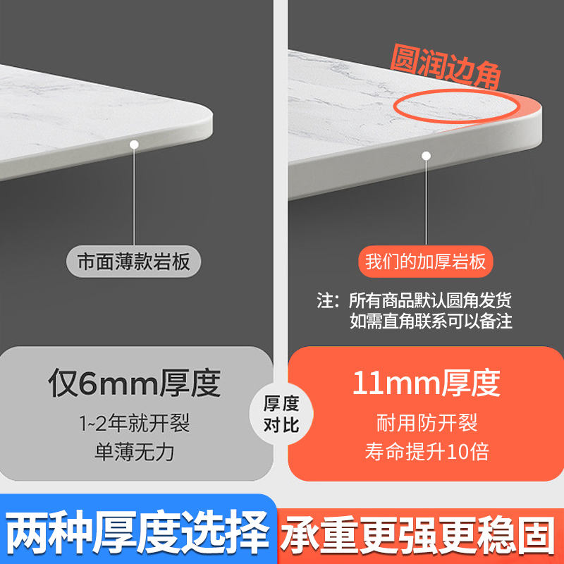 定制人造大理石桌面：圆润优雅，打造家居美学新风尚！