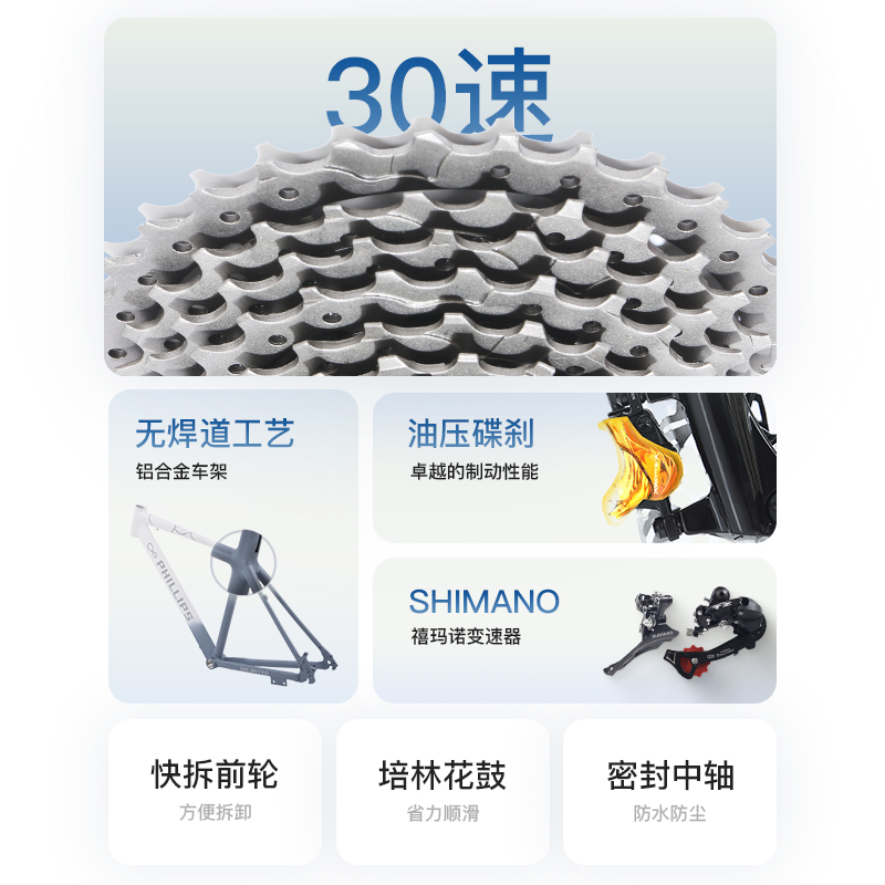 菲利普公路车自行车：超轻竞速赛车，上下班通勤新风尚！‍♂️
