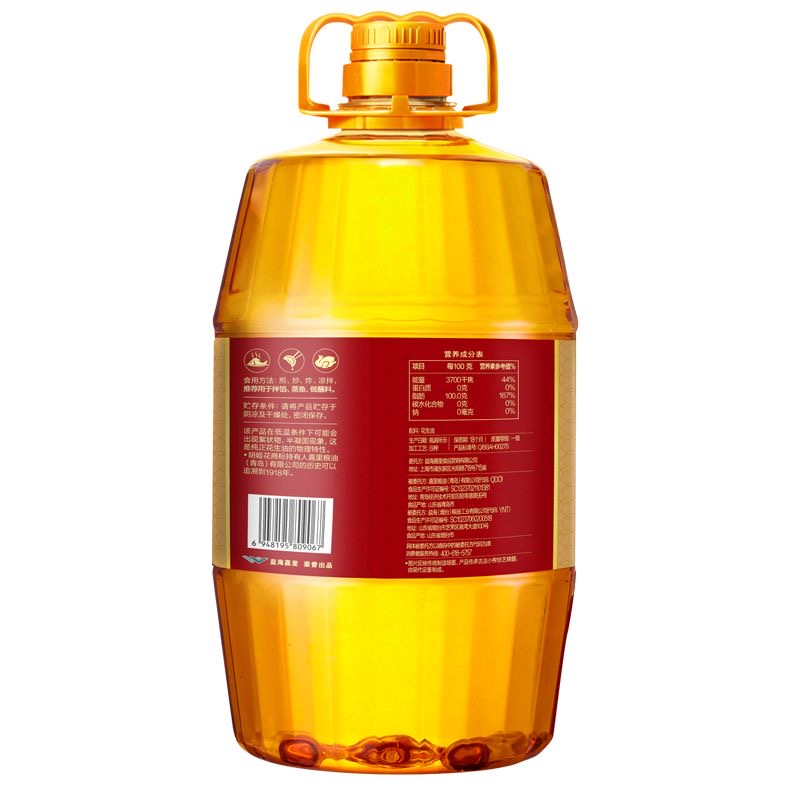 胡姬花古法花生油5L*1桶：滴滴香浓，家的味道