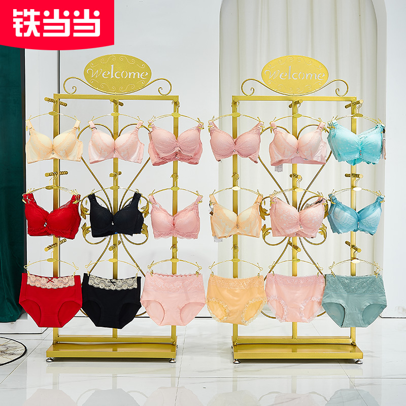 内衣展示架：金色服装店铺的秘密武器，文胸货架如何成就女装店的销售神话？