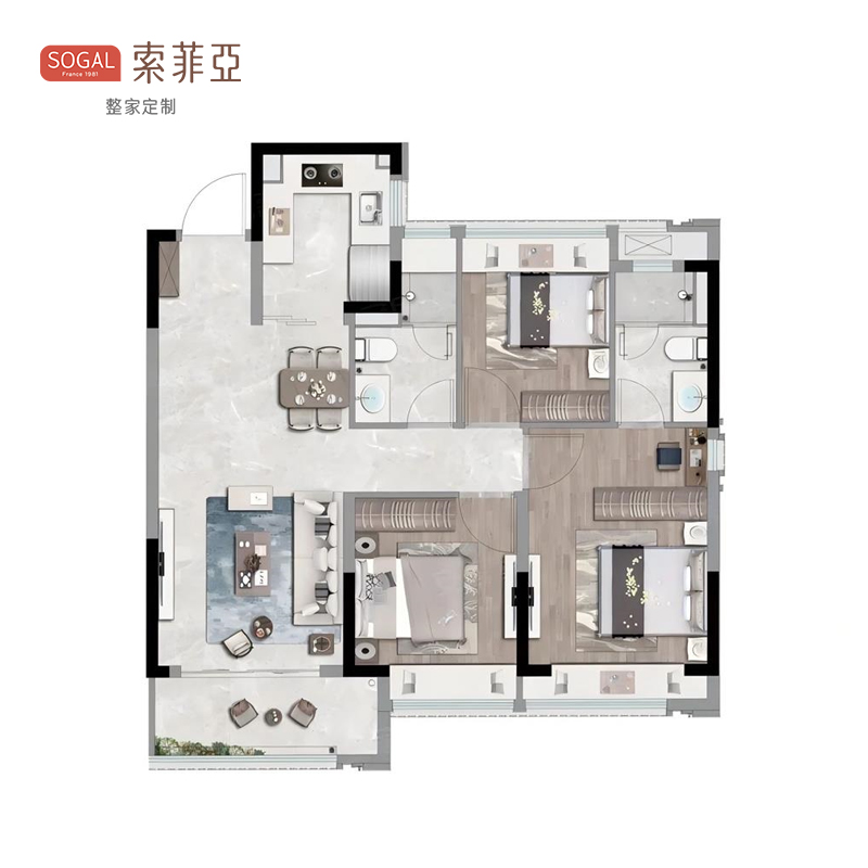 索菲亚电视柜：打造客厅美学新高度，定制你的专属奢华空间✨