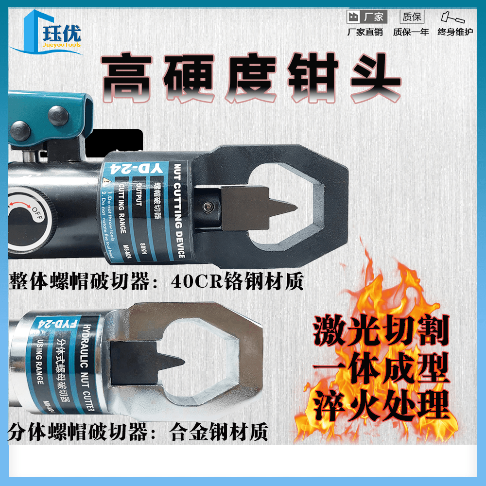 液压螺帽破开器：轻松应对生锈螺帽难题，拯救你的DIY项目！