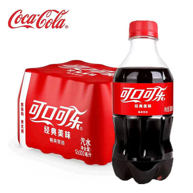 可口可乐300ml*24瓶雪碧mini小瓶装汽水夏季饮品整箱批发：清凉一夏，怎么少得了它们！