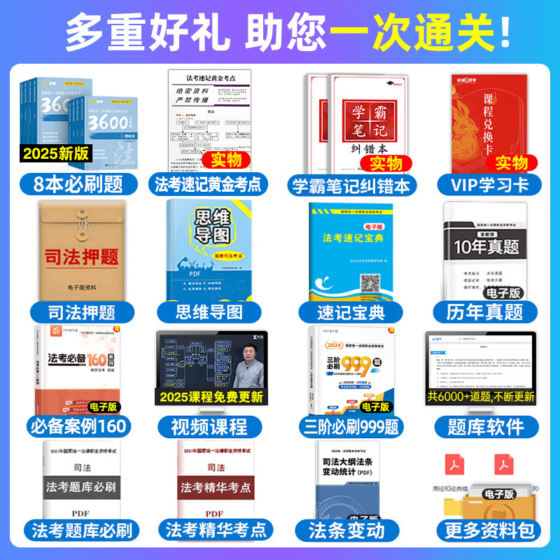 2025年司法考试必备神器！高频考点+真题解析，助你轻松通关！