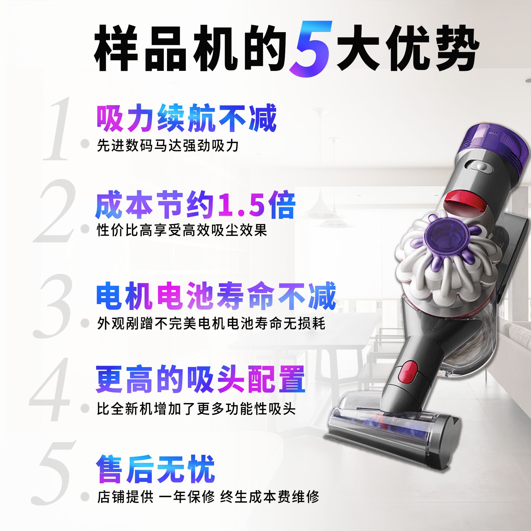 Dyson戴森吸尘器V10/V11/V12/V15：清洁神器，让你轻松告别家务烦恼！