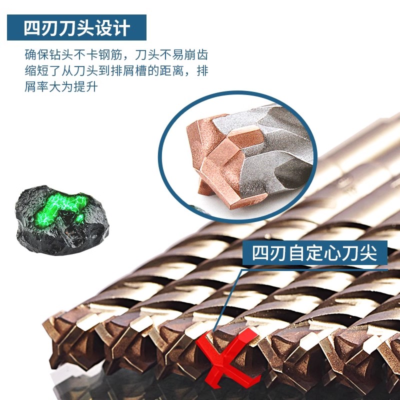 博世5系圆头电锤冲击钻头：穿墙利器，解锁家装新技能！