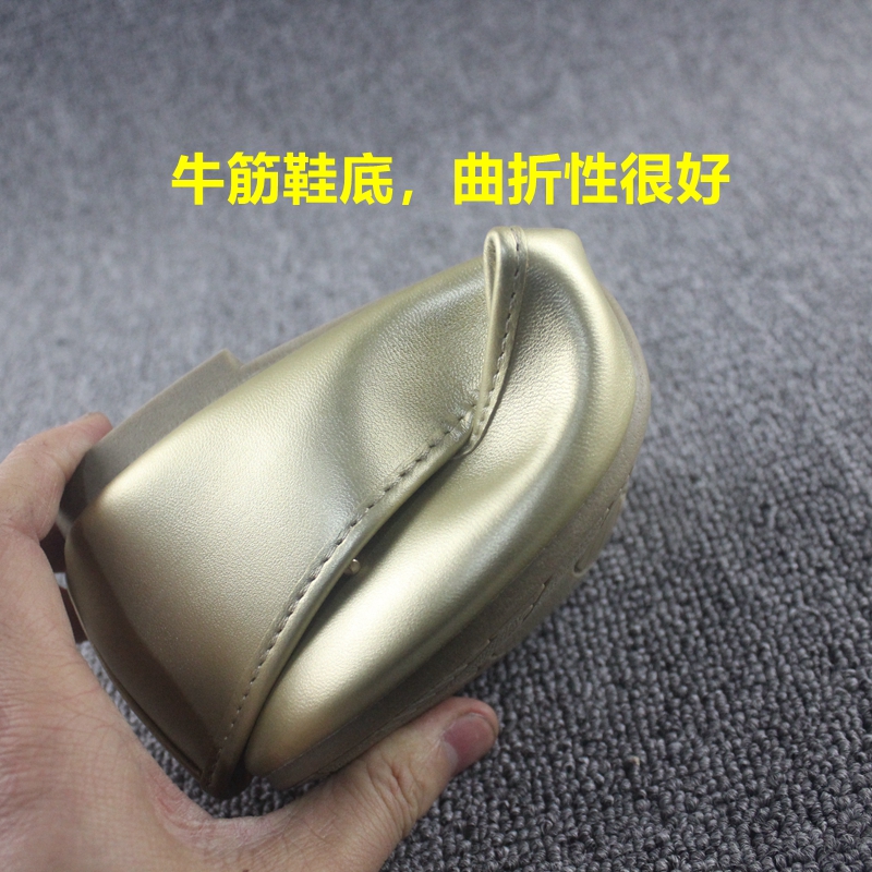 法式2cm复古软皮蝴蝶结芭蕾舞平底鞋：温柔浪漫，穿出优雅气质的秘密武器！