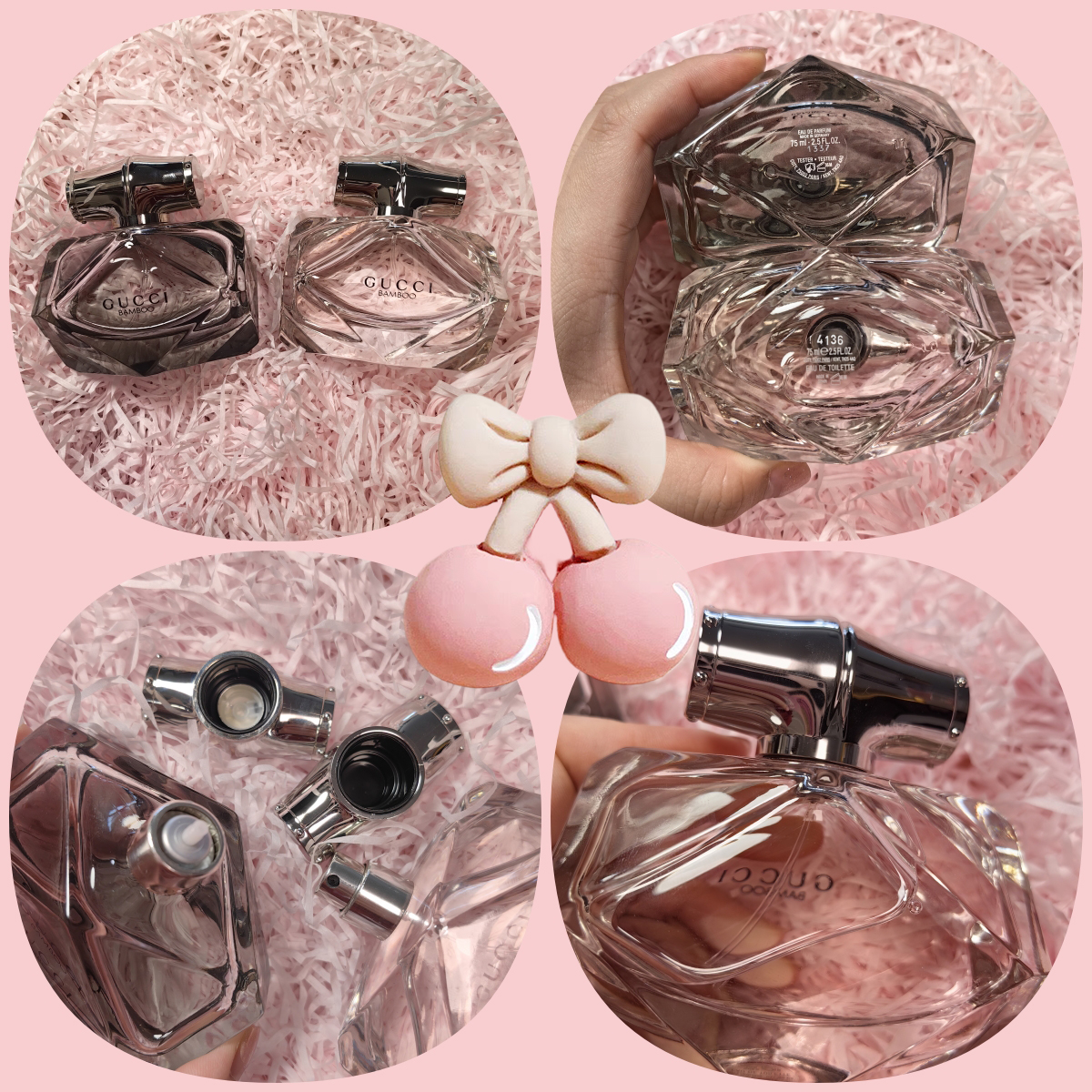 古驰情人节Padlock樱桃小号，浪漫锁住爱情，限量版98新正品！