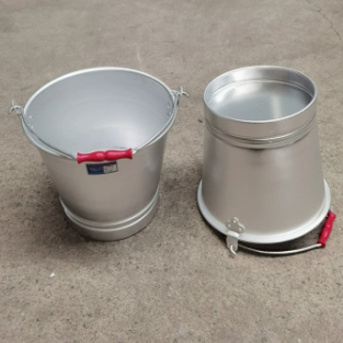 加油站加厚铝消防桶：老式铝水桶圆桶，家用手提桶大容量铝制提水桶
