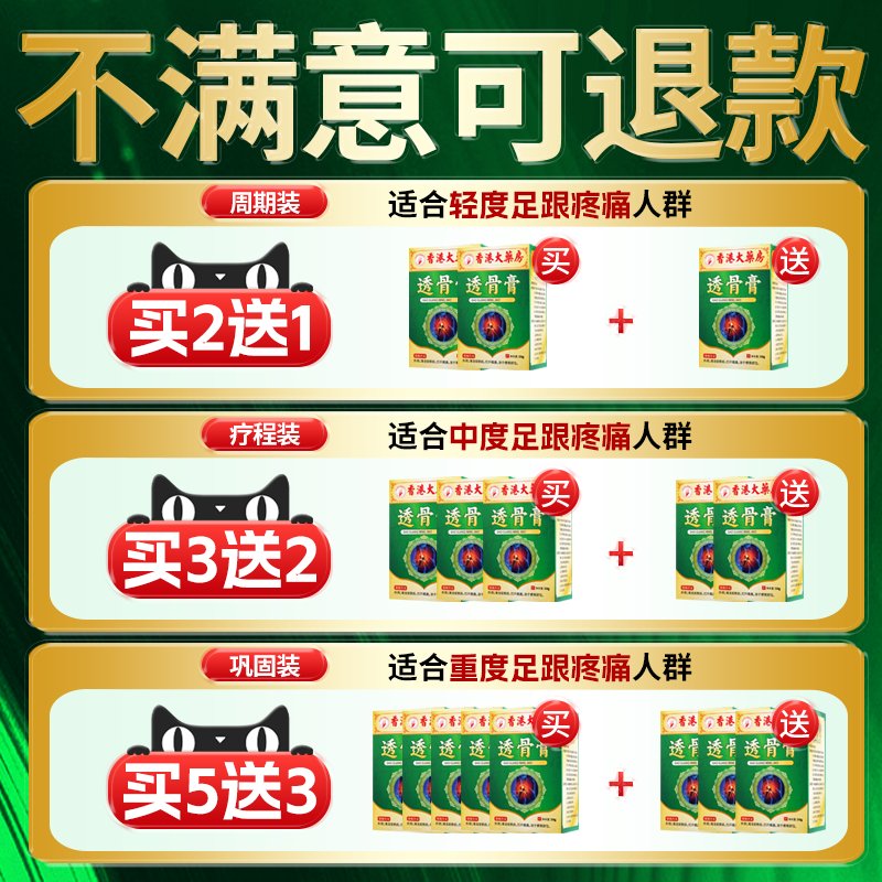 香港大药房足跟疼痛特效膏药：终结足底筋膜痛，让行走无负担！✨