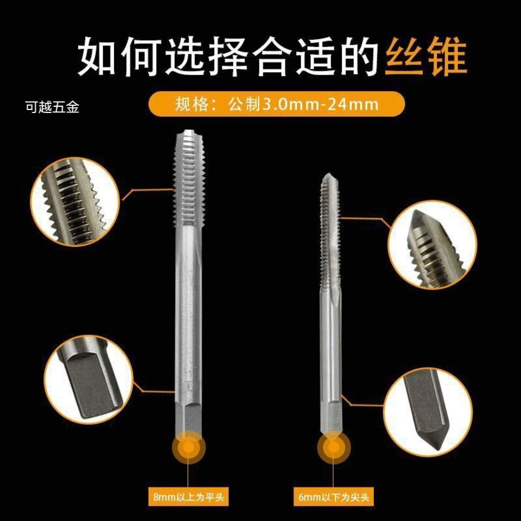 螺套丝锥钢丝牙套直槽/螺旋槽丝攻螺纹护套安装工具MST1.6-ST36：工业神器，解锁精密装配新技能！