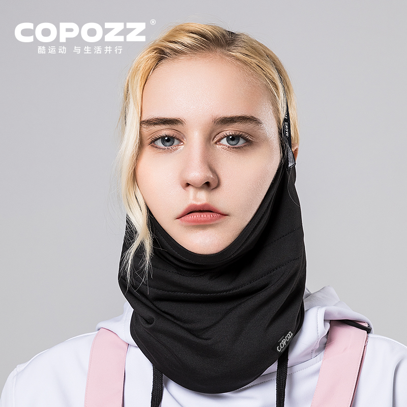 COPOZZ滑雪护脸V脸速干透气保暖防风冻面罩：滑雪必备神器，让你温暖度过每个雪季！