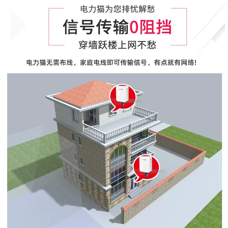 腾达PH3千兆电力猫：家庭网络升级的秘密武器，IPTV有线扩展器的福音！