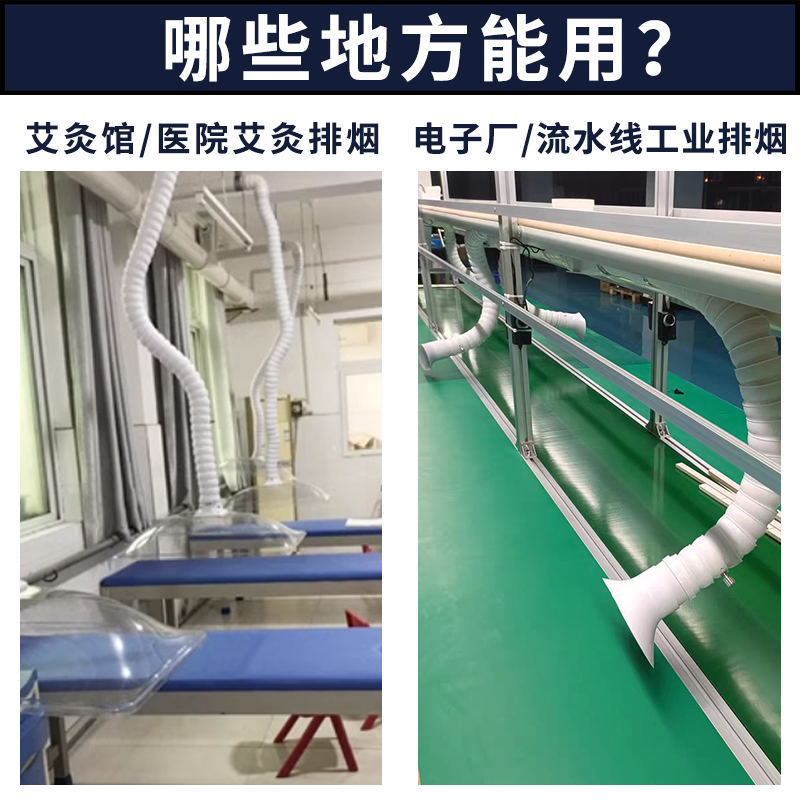 艾灸万向竹节管道排烟系统：如何让传统艾灸更现代、更健康？