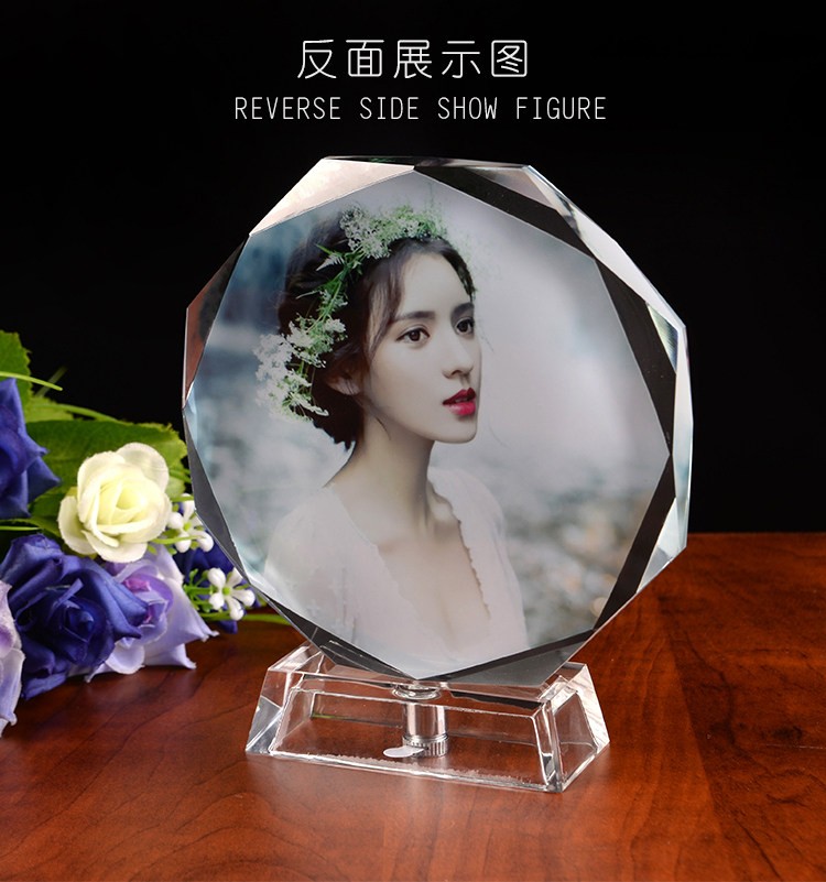 创意生日礼物新玩法！摆台水晶球+DIY相片，让回忆旋转起来✨