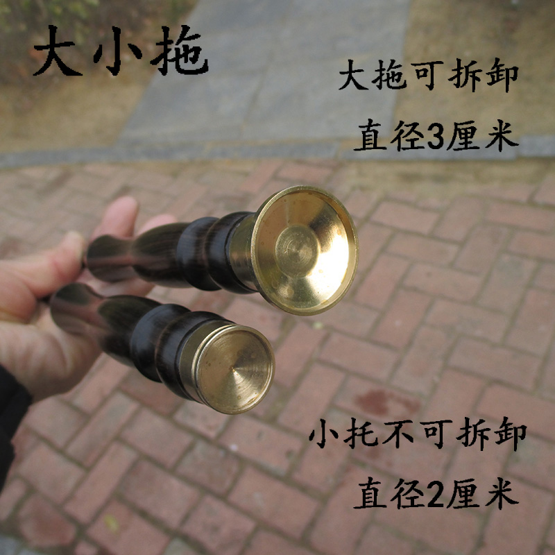 竹节紫光檀手柄把套，空竹抖杆木质手把，小/大花瓶把套7.9毫米柄孔，传统工艺的现代演绎！