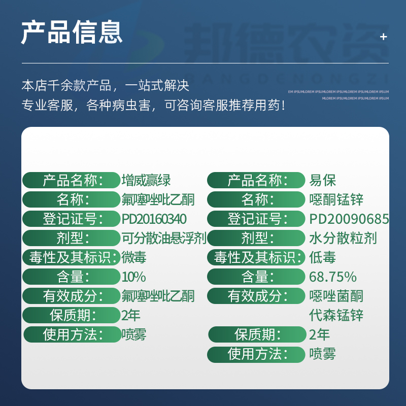 科迪华增威赢绿易灵：高效防治晚疫病、霜霉病、疫病、炭疽的全能守护神️