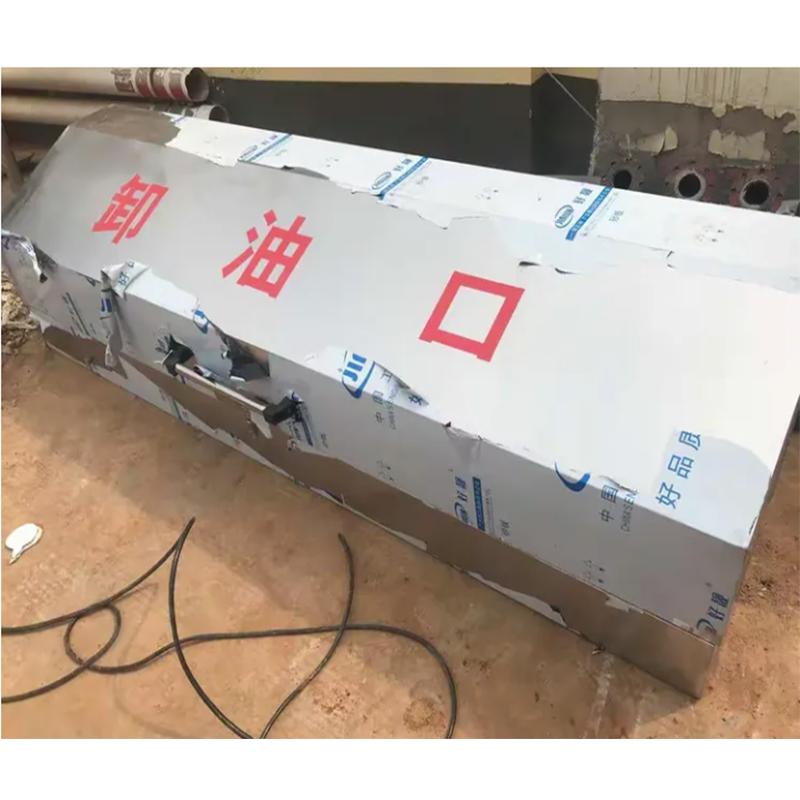 加油站201/304不锈钢燃油卸油口箱：加厚厂家直销，定制你的安全防线！