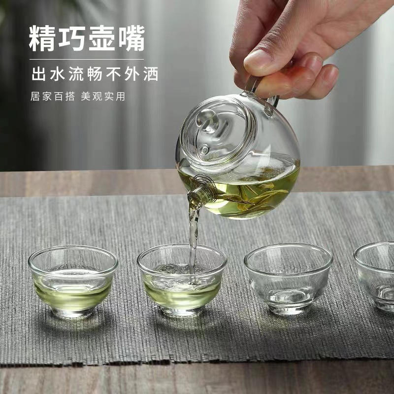 一人用玻璃泡茶器：轻松享受绿茶时光✨