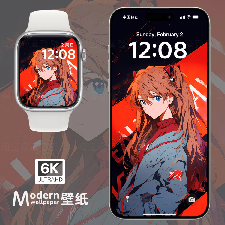 明日香高清4K壁纸：二次元动漫迷的视觉盛宴✨